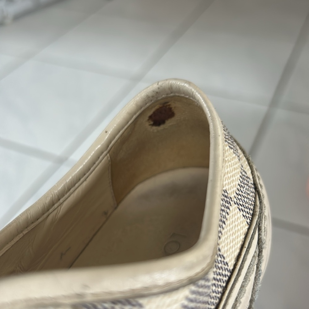 Louis Vuitton Sneakers Blue Eggshell sz 37.5 U.S. 7.5 - Picture 8 of 8